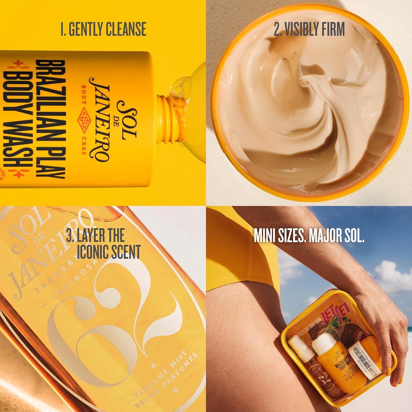 HotSol de Janeiro Jet Set | Travel Shower Kit | $40 value