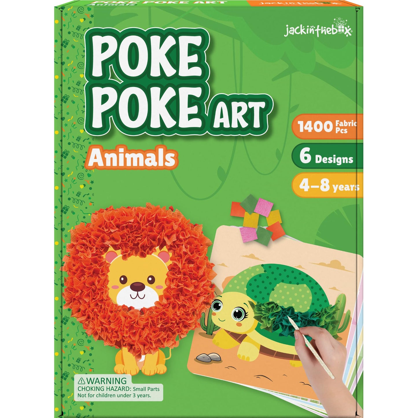 Hot jackinthebox Poke Poke Art – Magical Theme, Mess-Free Fabric Art and Craft, Flower Pressing Kits, Gift for Kids, Girl Gifts, DIY Activity Boy Gift, Best Gift for Girls and Boys Ages 4 5 6 7 8