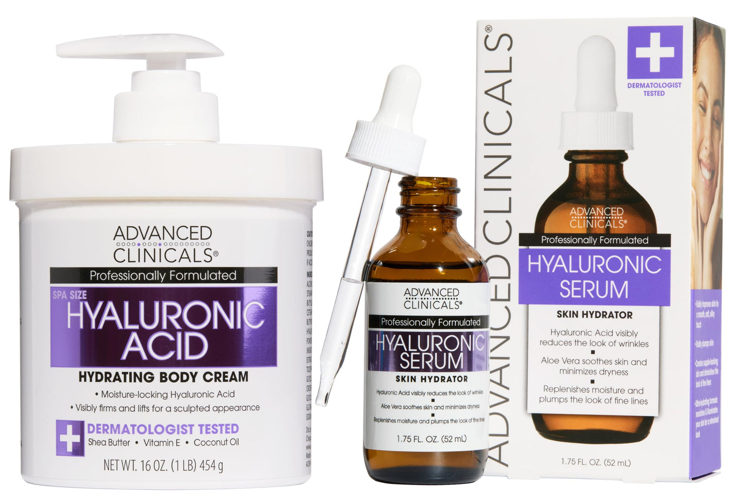 HotAdvanced Clinicals Retinol Body Lotion & Face Moisturizer | Visible Anti Aging Skin Care Retinol Body Cream For Women & Men Targets Look Of Fine Lines, Wrinkles, & Crepe Looking Dry Skin, 16 Ounce