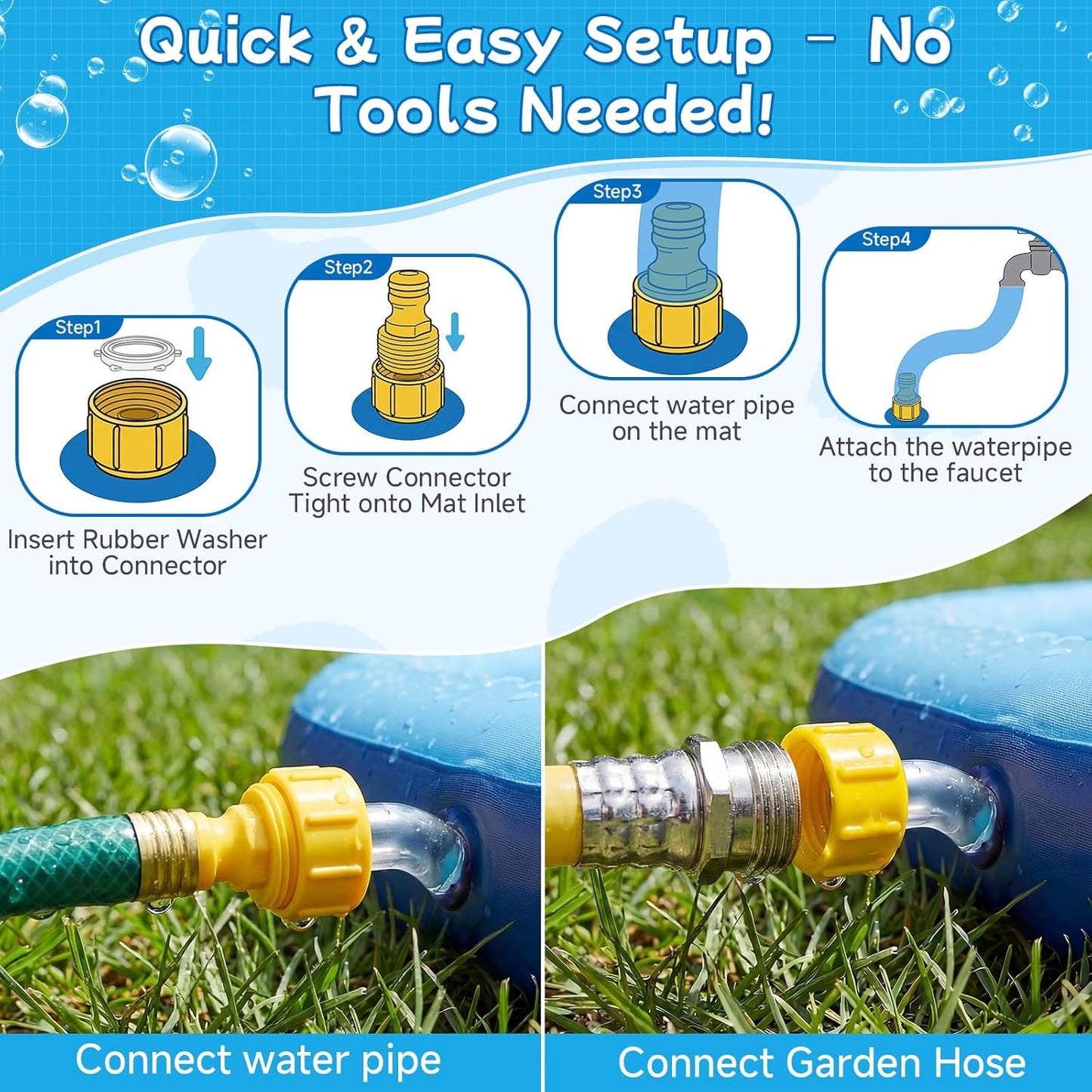 Hot Non Slip Splash Pad for Kids and Dogs, 80" Sprinkler Splash Pad with 5mm Reinforced Edges,0.58mm Thickened Dog Pool,Outdoor Water Toys for Toddlers,Summer Backyard Fountain Play for Girls Boys Pets