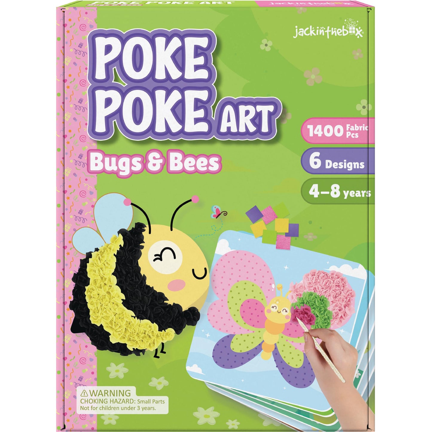 Hot jackinthebox Poke Poke Art – Magical Theme, Mess-Free Fabric Art and Craft, Flower Pressing Kits, Gift for Kids, Girl Gifts, DIY Activity Boy Gift, Best Gift for Girls and Boys Ages 4 5 6 7 8