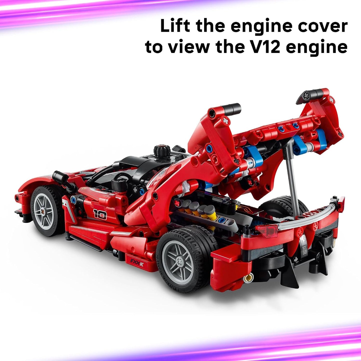 Hot LEGO Technic Ferrari FXX K Toy Car - Building Toy for Girls & Boys, Ages 10+ - Cool Birthday Gift for Kids - Race Car Model for Play & Display - 42212