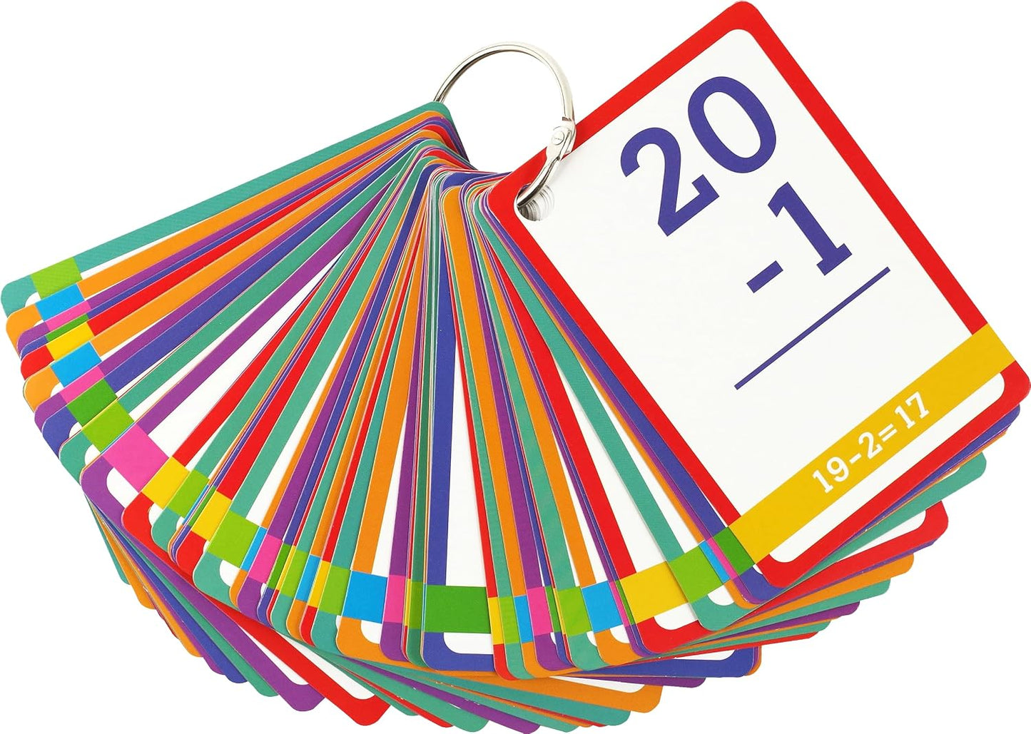 Hot Essential Math Flash Cards Set - Addition, Subtraction, Multiplication, and Division (4 pack set)