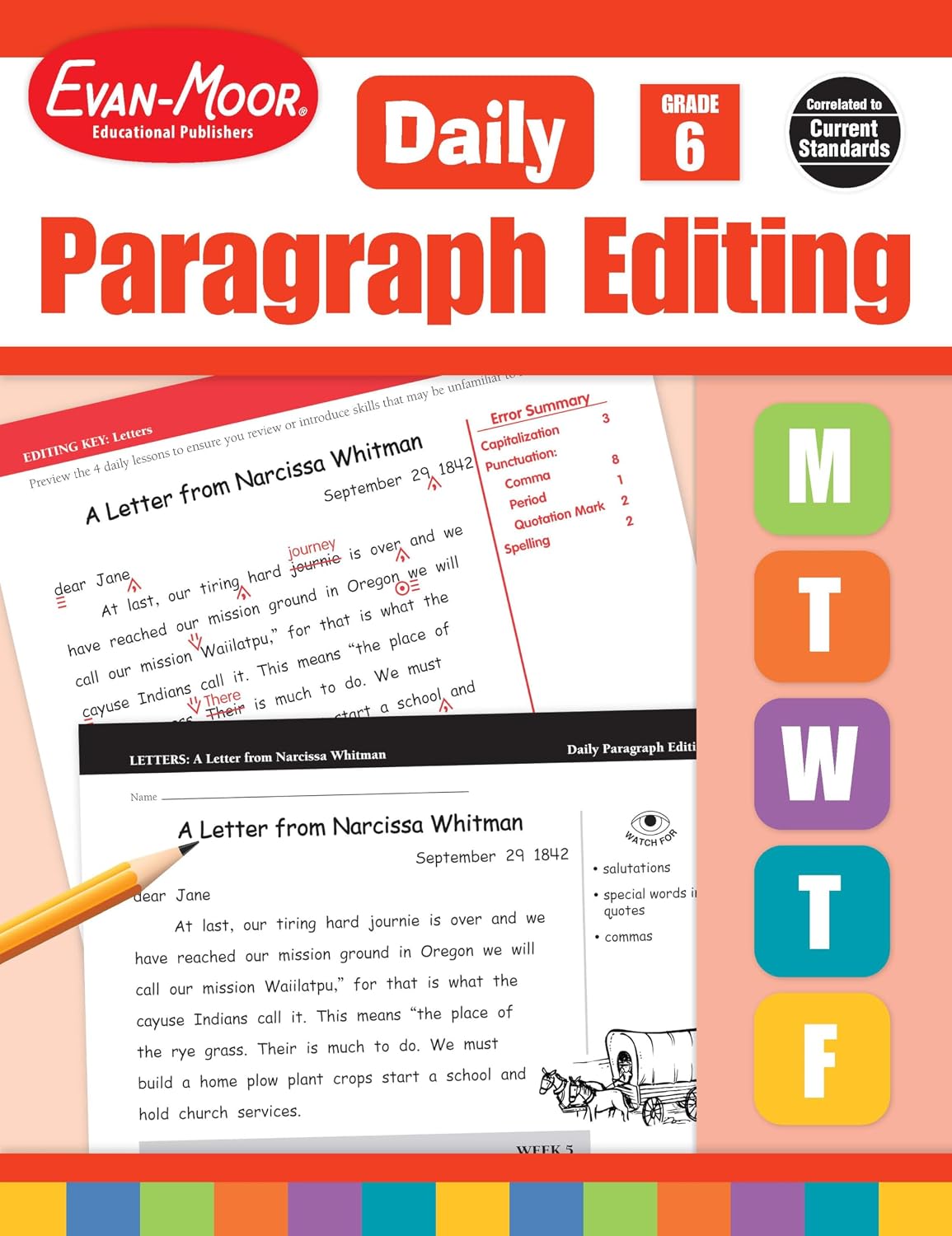 Hot Evan-Moor Daily Paragraph Editing, Grade 6 Teacher Edition