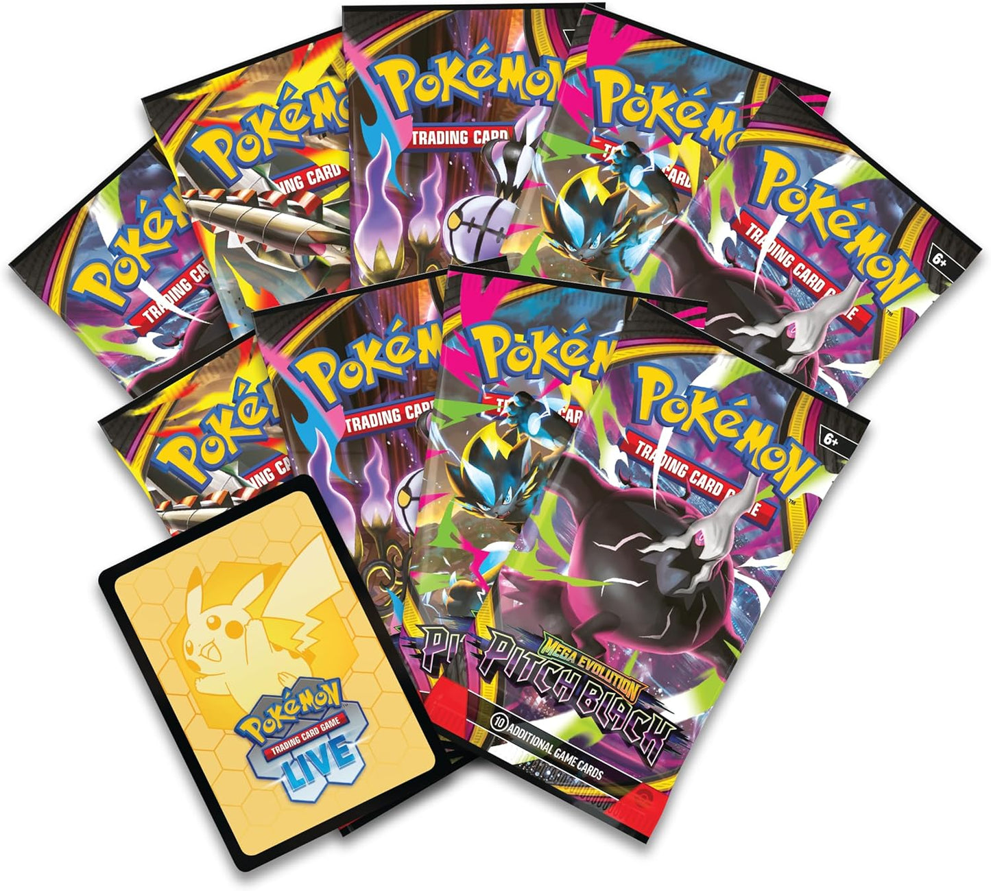 Hot Pokémon TCG: Mega Evolution—Pitch Black Elite Trainer Box