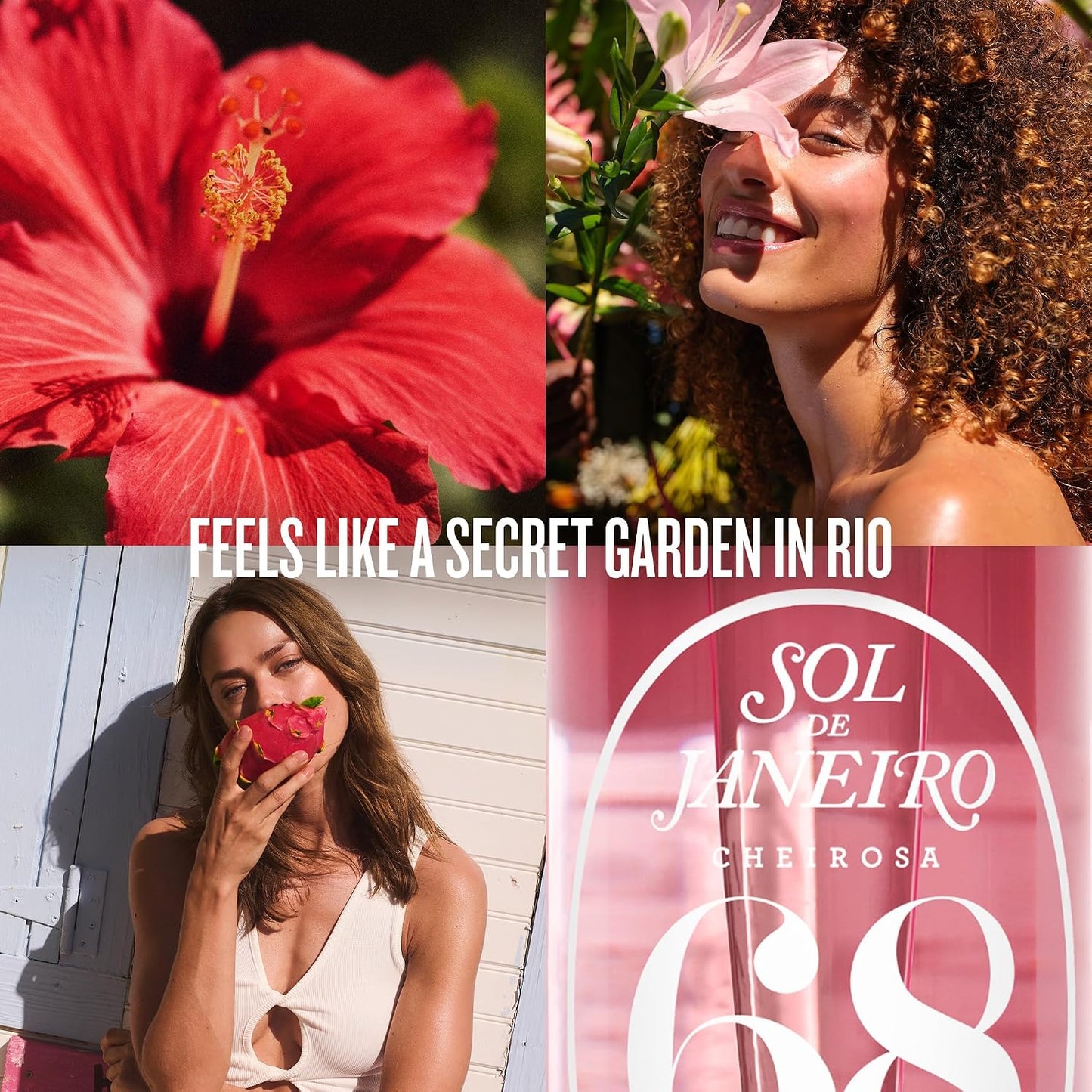 HotSol de Janeiro Giftable Set | Two Travel Size Hair & Body Fragrance Mist with Pink Pouch | Cheirosa 68 & Cheirosa 48, 3 fl oz ea | Amazon Exclusive | $72 Value