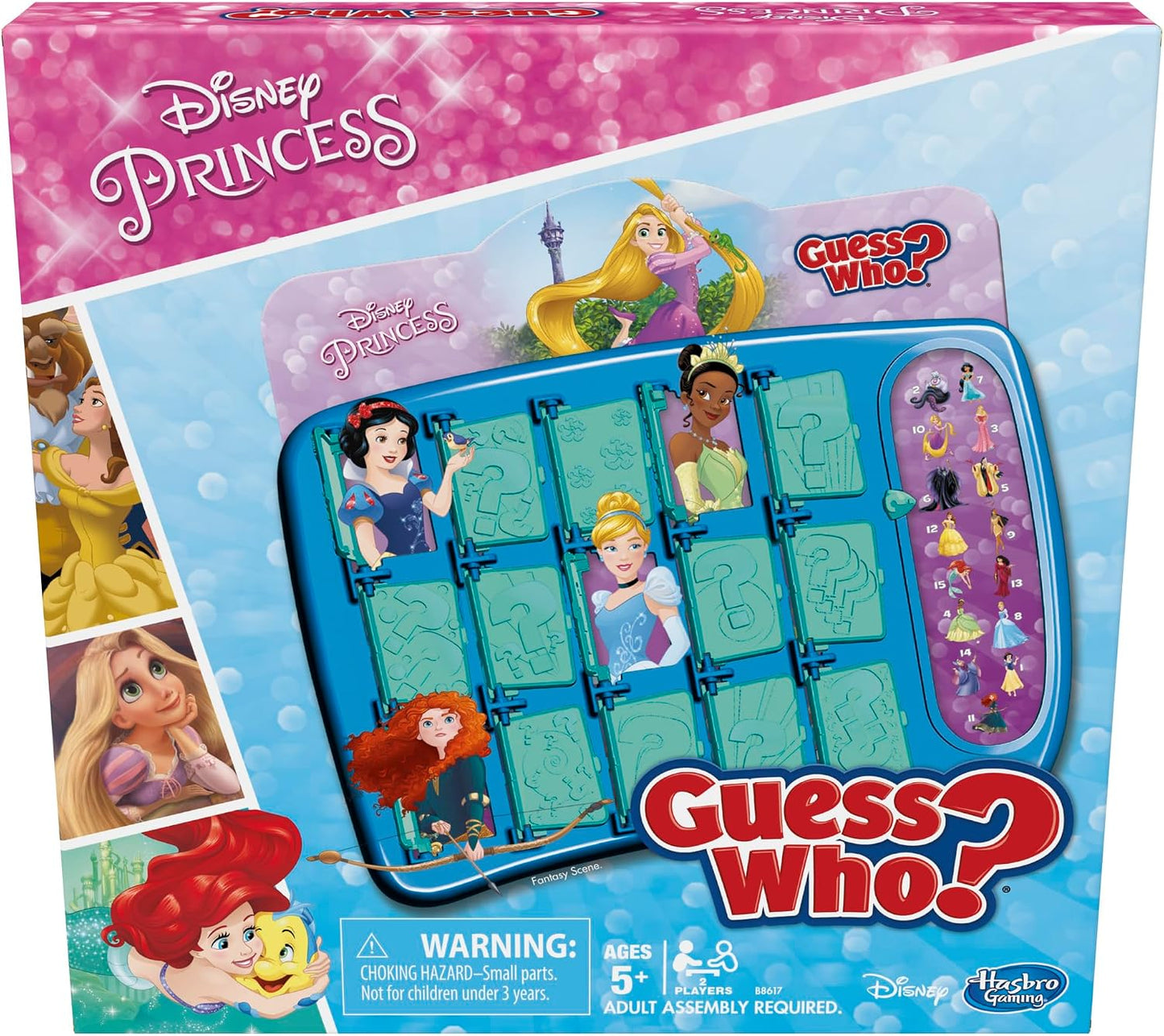 HotHasbro Gaming Guess Who? Disney Princess Edition Kids Board Game, Fun Game for Families and Kids Ages 5 and Up, Easter Gifts for Boys and Girls, Preschool Games (Amazon Exclusive)