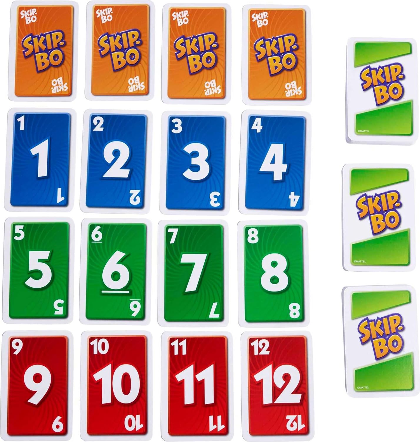 HotMattel Games Skip-Bo Card Game in Storage Tin, for 2-6 Players