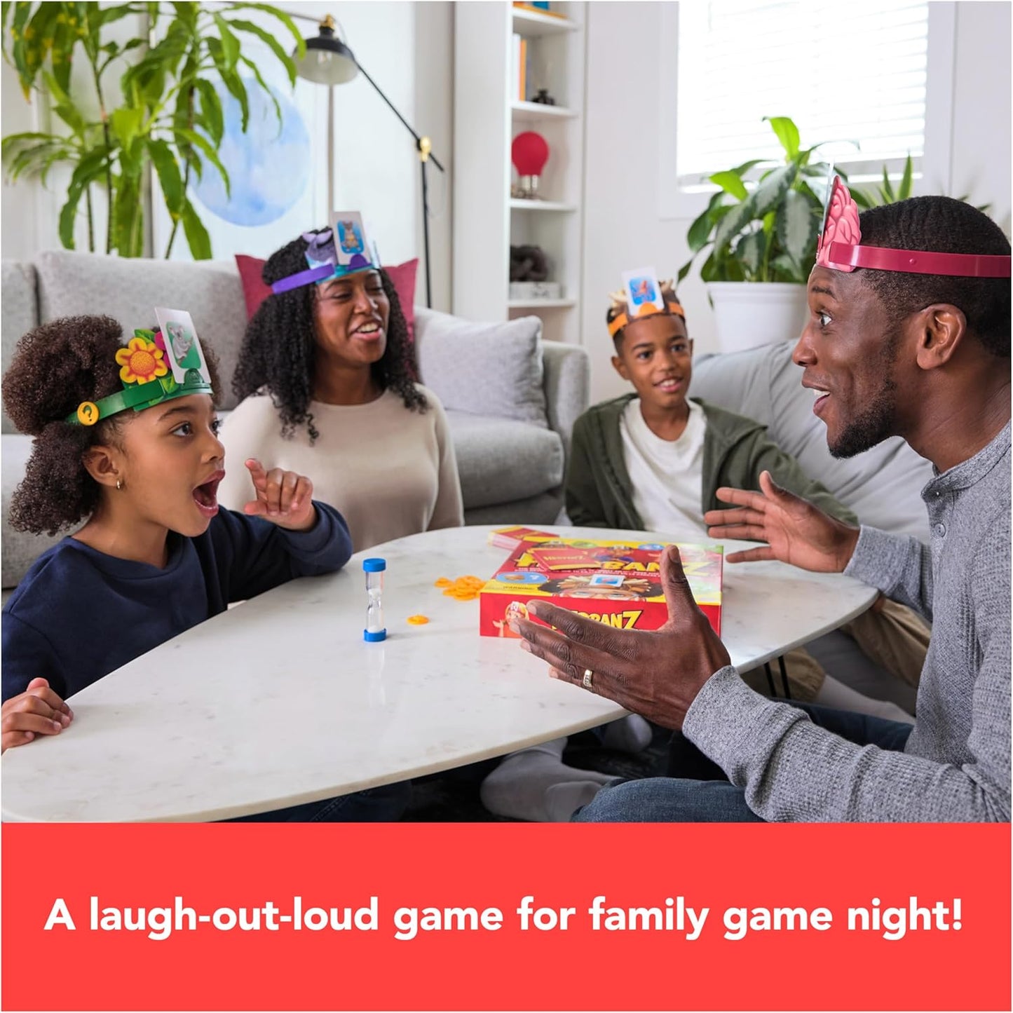 HotSpin Master Games Hedbanz Picture Guessing Game for Family Game Night