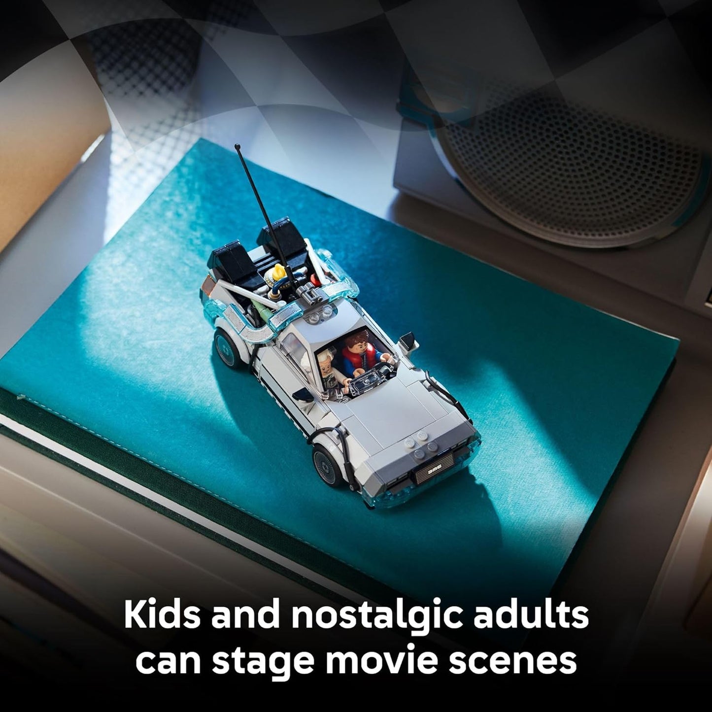 HotLEGO Speed Champions Time Machine from Back to The Future Building Toy for Kids - Pretend Play & Display Car Toy W/ 2 Build Modes for Boys & Girls, Ages 9+ - Gift for Birthdays - 77256