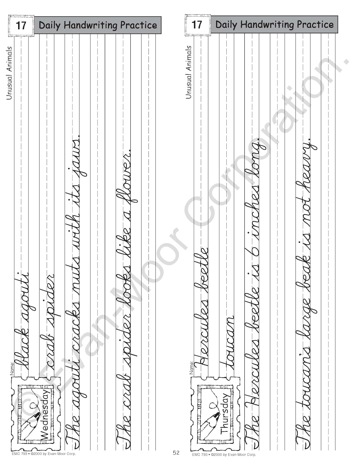 Hot Evan-Moor Daily Handwriting Practice Contemporary Cursive, Kindergarten-Grade 6, Homeschooling and Classroom Resource Workbook, Penmanship, Writing, Letter Placement, Spacing, Alphabet Synonyms