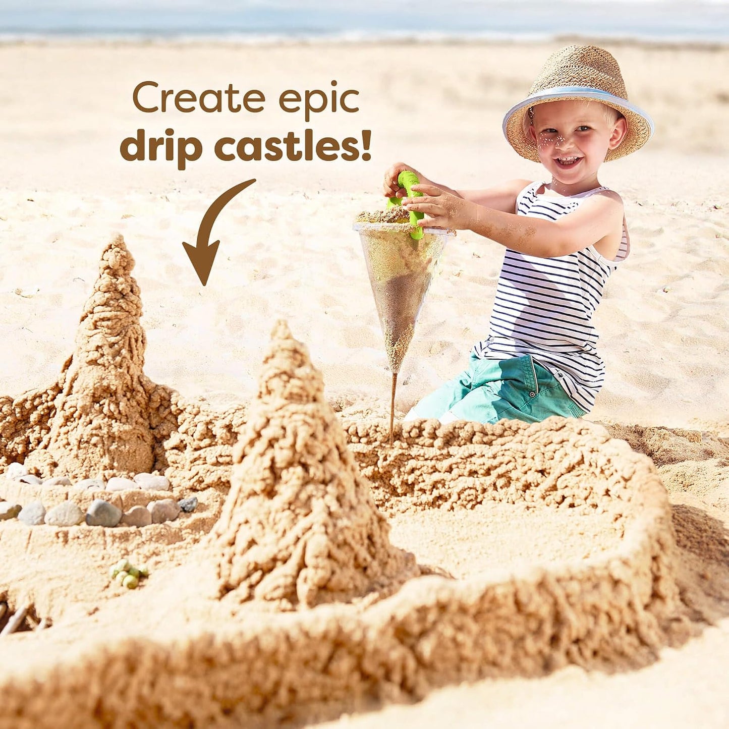 Hot HABA Spilling Funnel XXL with Sifting Shovel - Ultimate Sand & Water Mixing STEM Learning Activity, Kids Beach Toys & Kids Outdoor Toys for 3+
