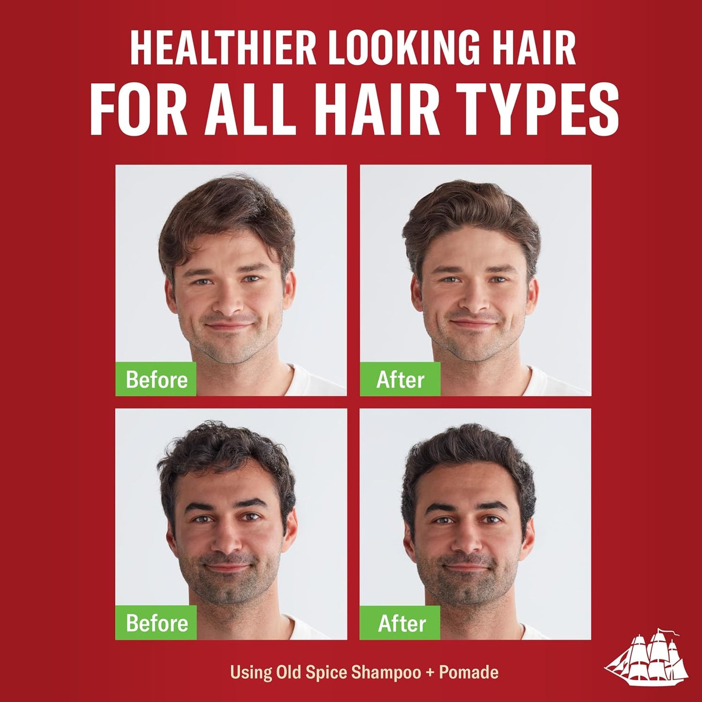 HotOld Spice Mens 2-in-1 Shampoo and Conditioner Set, Fiji, Coconut & Tropical Wood Scent, For All Hair Types, Healthier, Fuller, Moisturized Looking Hair, 21.9 fl oz Each, Twin Pack