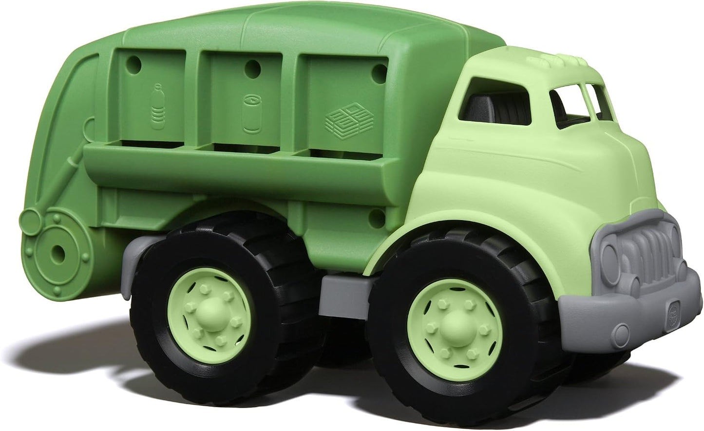 Hot Green Toys Recycling Truck in Green Color - BPA and Phthalates Free Garbage Truck for Improving Gross Motor, Fine Motor Skills. Kids Play Vehicles