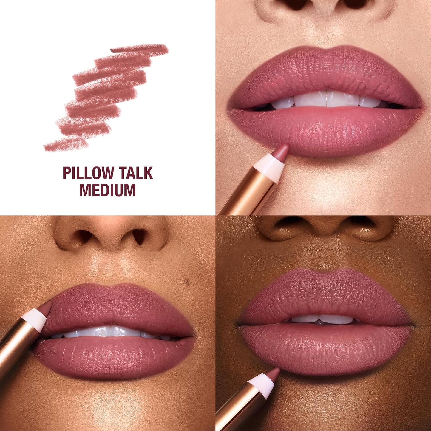 HotCharlotte Tilbury Lip Cheat Lip Liner Pencil - Gives Lips a Fuller-Looking, Defined Pout - Enriched with Jojoba Oil & Hyaluronic Acid - Waterproof, Smudge-Proof & Transfer-Proof