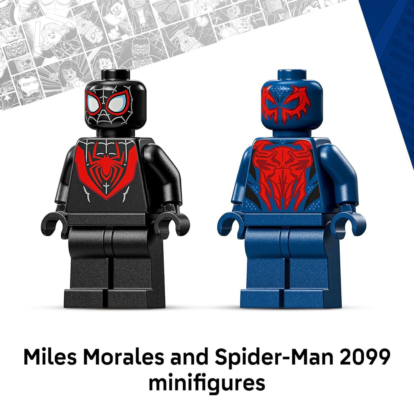 Hot LEGO Marvel Miles Morales Mech vs. Spider-Man 2099 Building Toy for Boys & Girls - Poseable Super Hero Mech & 2 Marvel Minifigures for Kids & Fans, Ages 6+ - Gift Idea for Birthdays - 76337