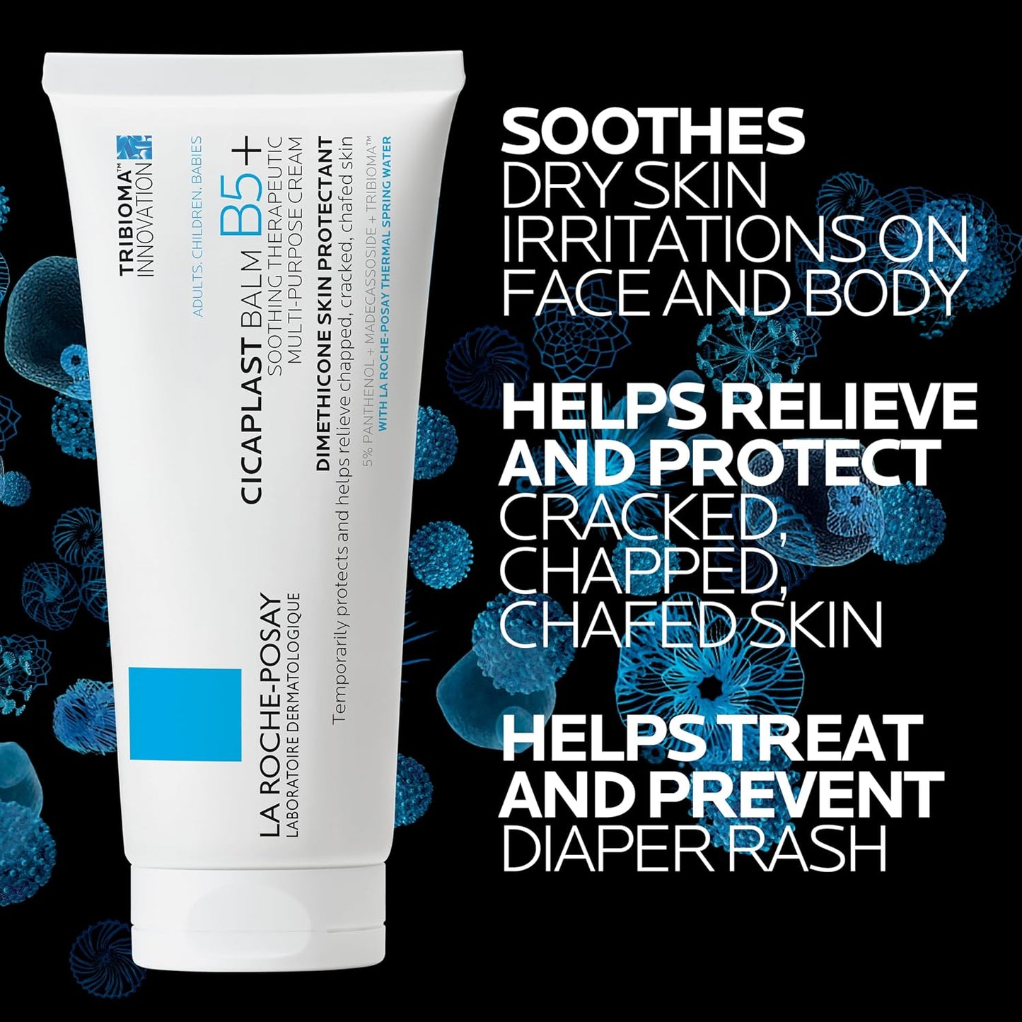 HotLa Roche-Posay Cicaplast Balm B5 Skin Barrier Repair Cream with Centella Asiatica, Shea Butter & Panthenol | Multi-Purpose Healing Ointment for Dry, Irritated Skin | Face, Body & Hand Balm, Baby Safe