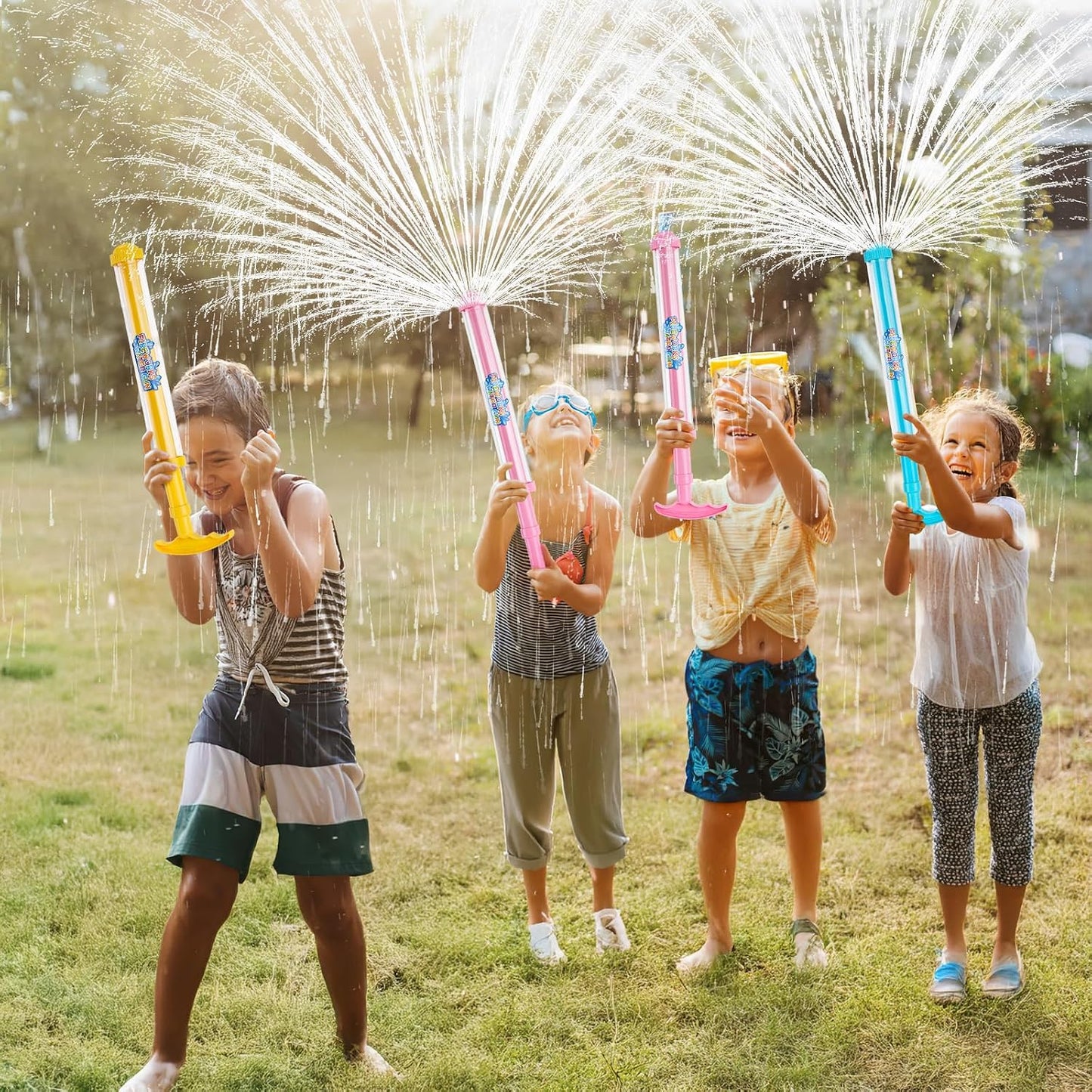 Hot 6Pack Creativity Fireworks Water Gun, Sprays Water Like Fireworks, Squirt Gun for Kids, Bulk Samll Water Blaster Summer Pool, Backyard, Beach, Birthday Party Outdoor Game Toys