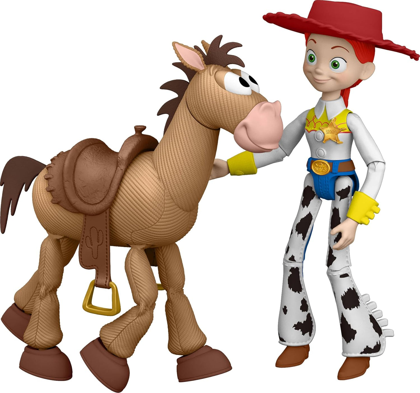Hot Mattel Disney and Pixar Toy Story 5 Jessie & Bullseye | 7-inch Playscale Action Figures 2-Pack, Posable, Removable Cowboy Hat