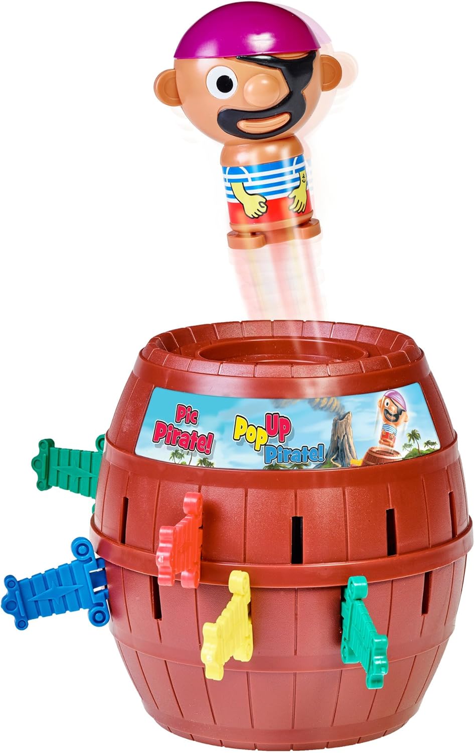 Hot TOMY Pop Up Pirate Board Game - Family and Preschool Kids Games for Family Game Night - Winter Break Activities- Girls and Boys Games - 2-4 Players - Ages 4 Years and Up