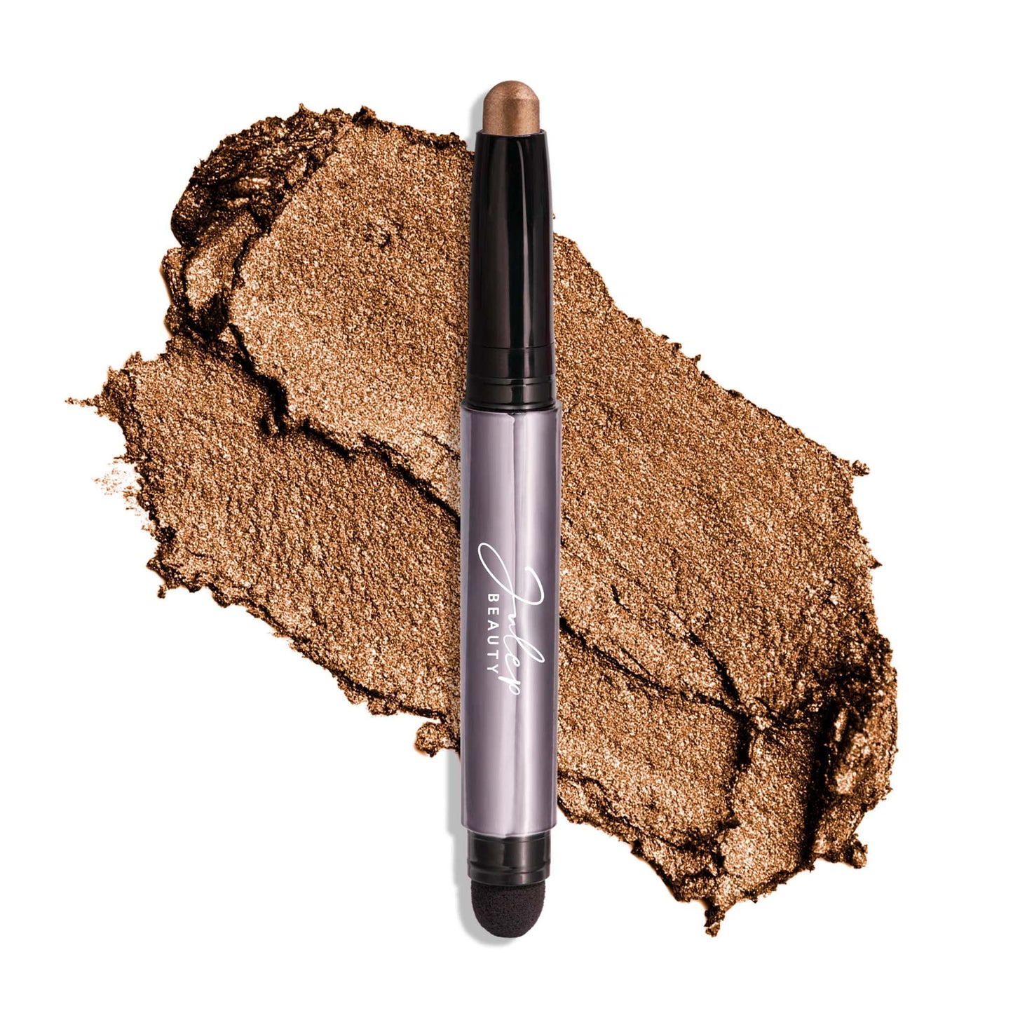 HotJulep Eyeshadow 101 Cream-to-Powder Waterproof Eyeshadow Stick – Champagne Shimmer – Long-Lasting, Buildable, Crease-Proof, Cruelty Free, Shimmer Finish with Built-In Smudger