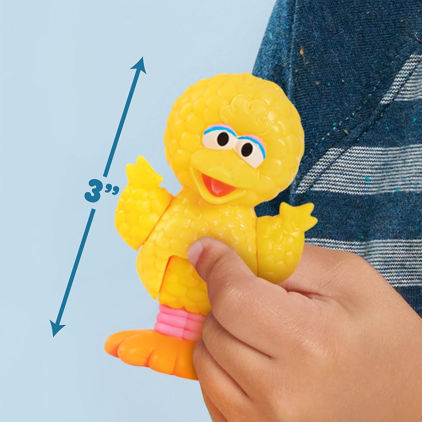 Hot Sesame Street Neighborhood Friends, 7-piece Poseable Figurines, Kids Toys for Ages 2 Up by Just Play
