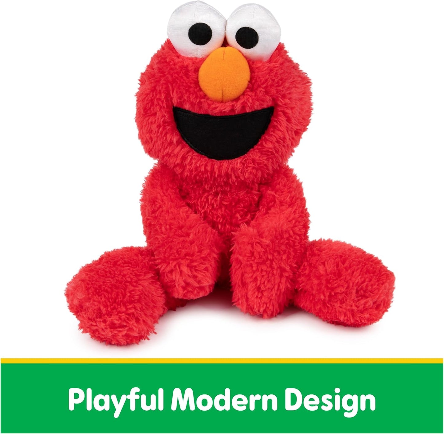 HotGUND Sesame Street Elmo Take Along Buddy 13-Inch Plush Toy for Ages 1+ | Soft Tactile Sensory Details Promote Pretend Play and Emotional Expression during Early Learning; Thoughtful Toddler Gift