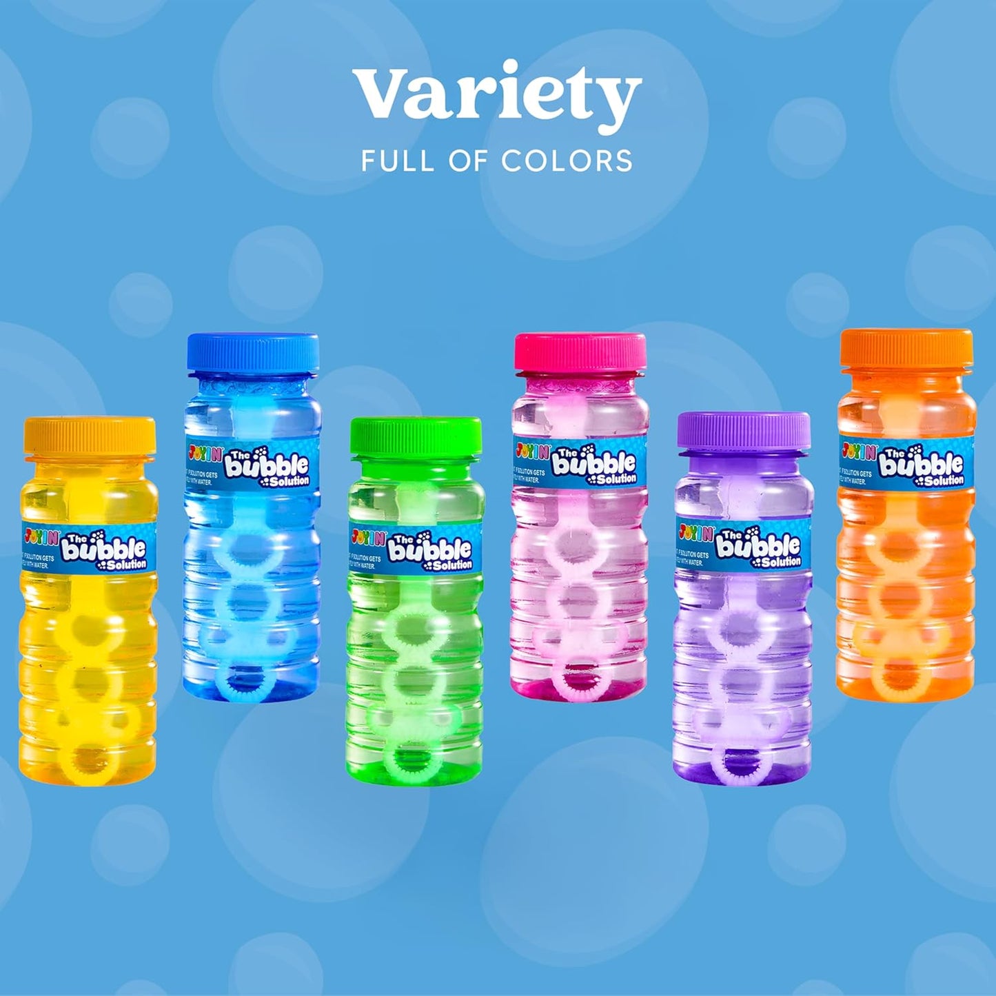 Hot JOYIN Bubble Bottles 6 PCS (4oz Solution), Bubbles for Toddlers, Blow Bubbles Solution Wand Bulk for Party Favors for Kids, Toddler Summer Outdoor Toys Gift for Kids (6)