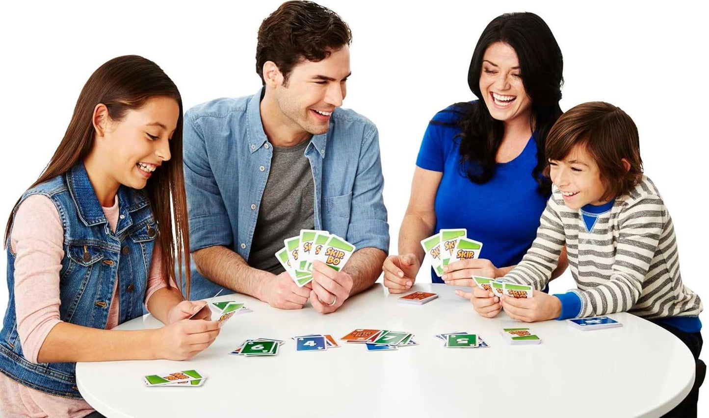 HotMattel Games Skip-Bo Card Game in Storage Tin, for 2-6 Players
