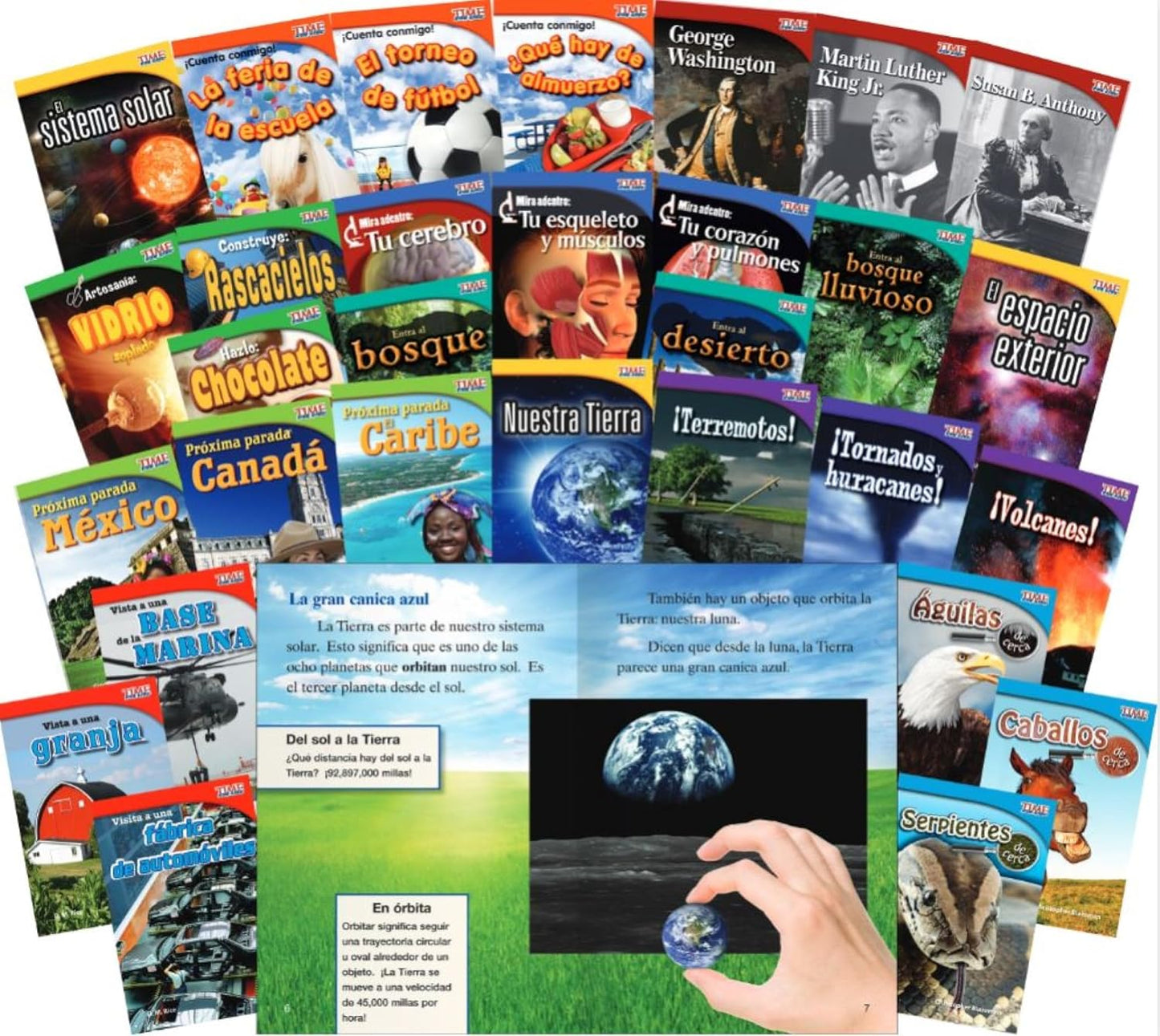 Hot TIME FOR KIDS® Informational Text Grade 2 Spanish 30-Book Set