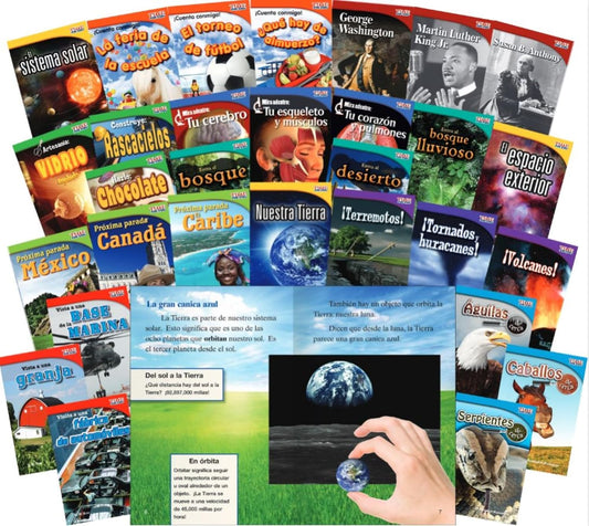 Hot TIME FOR KIDS® Informational Text Grade 2 Spanish 30-Book Set