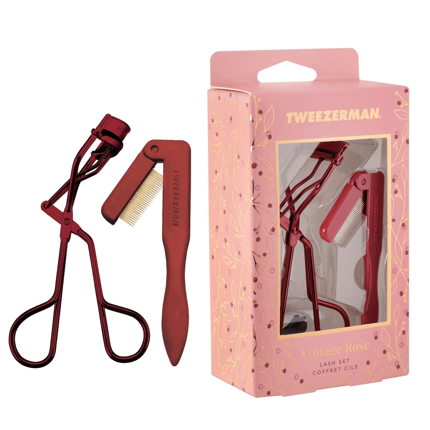 HotTweezerman Classic Eyelash Curler for All Eye Shapes with Refill Pads
