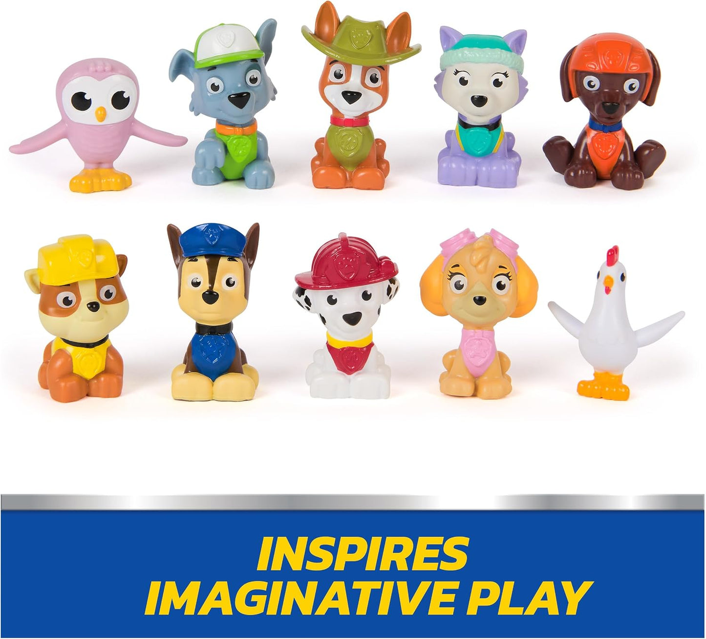 HotPaw Patrol Rewards Box Gift Pack, 8 Mini Figures, 2 Animal Figures, 4 Sticker Sheets & 1 Pup Squad Racer, Kids Toys for Boys & Girls Ages 3 and Up