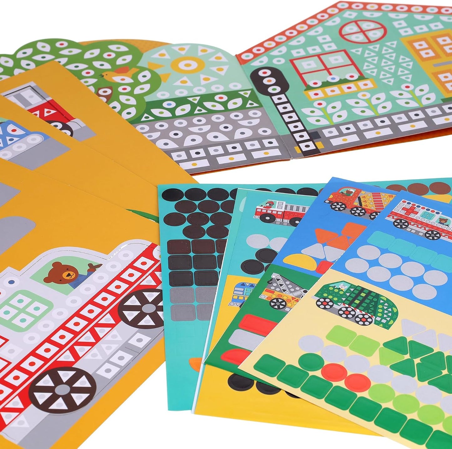 Hot Petit Collage Mosaic Sticker Activity: On the Move