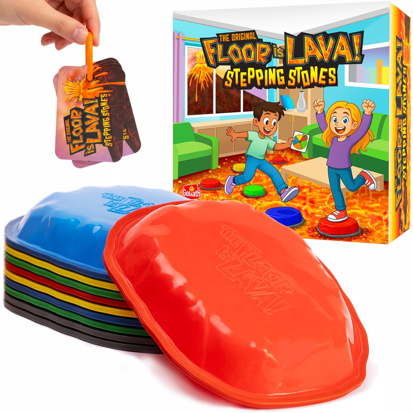 Hot Goliath The Original The Floor is Lava! Game by Endless Games - Interactive Game For Kids And Adults - Promotes Physical Activity - Indoor And Outdoor Safe - Classic Edition