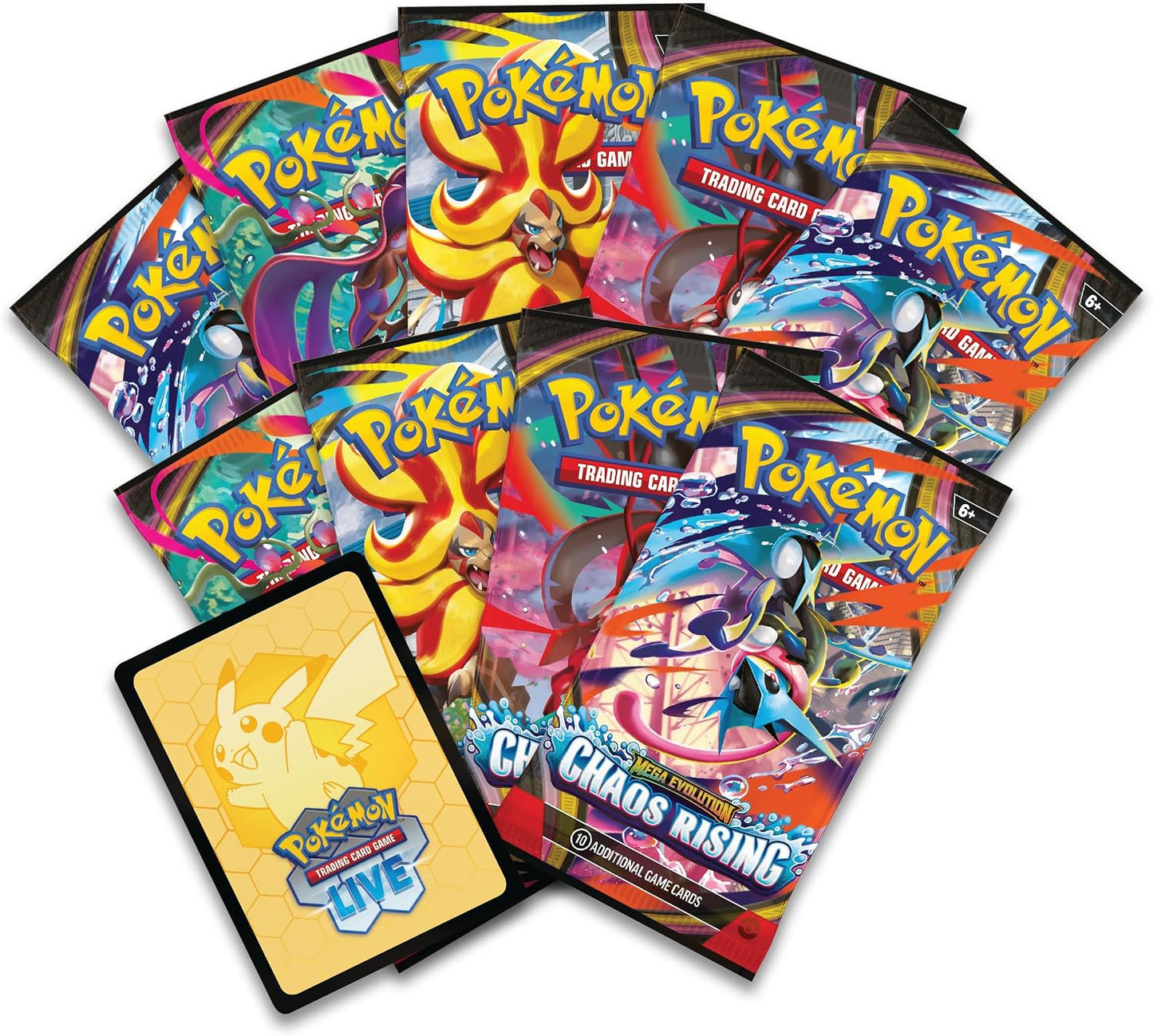 HotPokémon TCG: Mega Evolution—Chaos Rising Elite Trainer Box