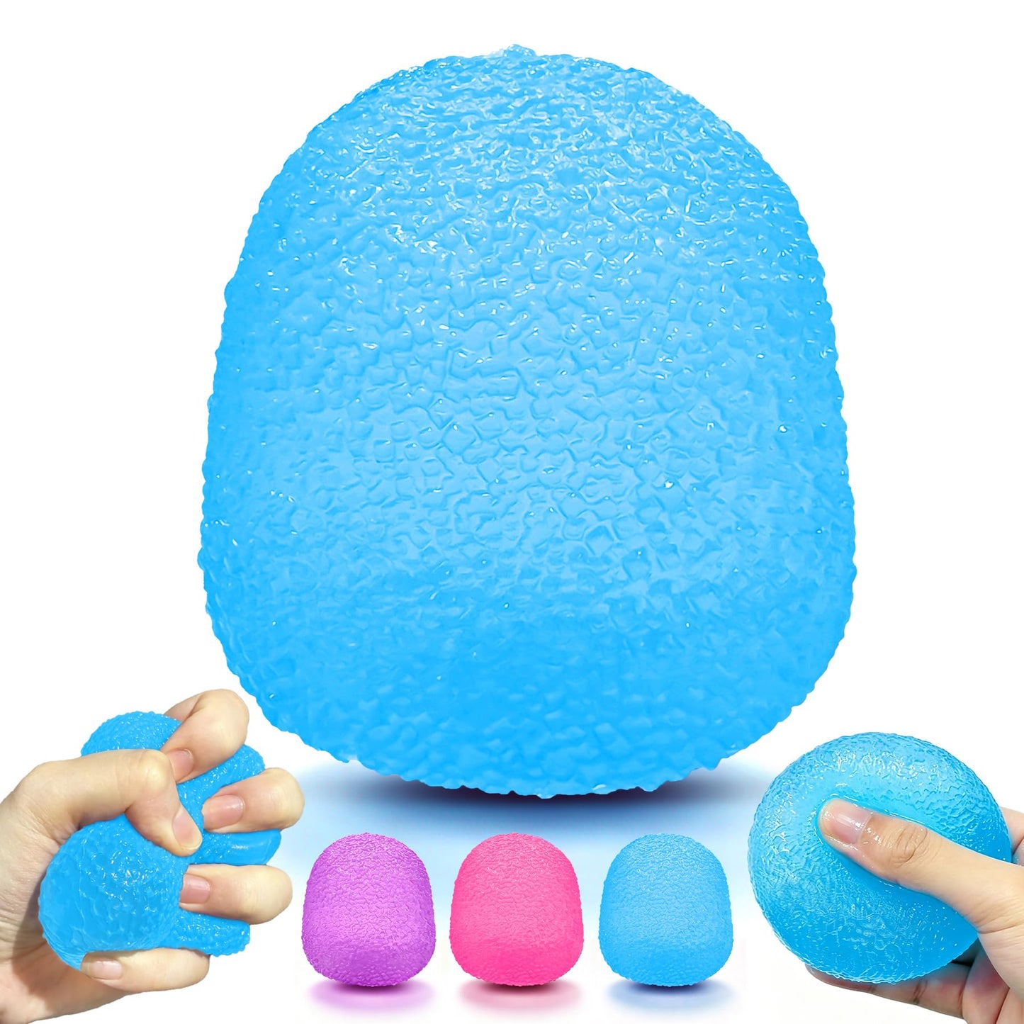 Hot 2Pcs Jellyfish Squeeze Toys, Drop Malt Sugar Balls Relieve Stress, Fidget Toy with a Super Solid for Kids, Sensory Toys for Anxiety and Stress Relief, Summer Party Gifts for Kids and Adult