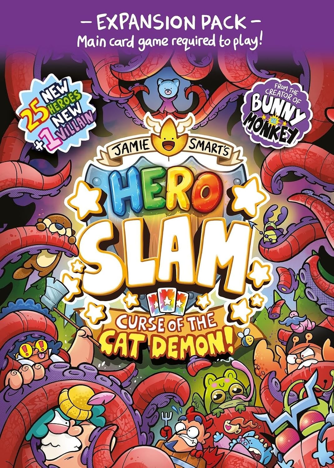 Hot Jamie Smart’s Hero Slam Expansion Pack: Curse of the Cat Demon | 25 New Heroes + 1 New Villain!