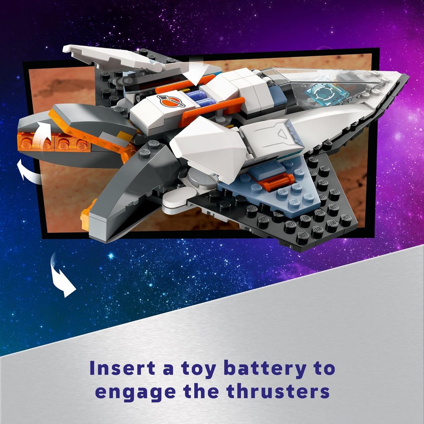 Hot LEGO City Interstellar Spaceship Toy for Kids, Creative Play Space Building Set with Spacecraft Model, Drone, and Astronaut Figure, Building Toy for Boys, Girls and Kids Ages 6 and Up, 60430