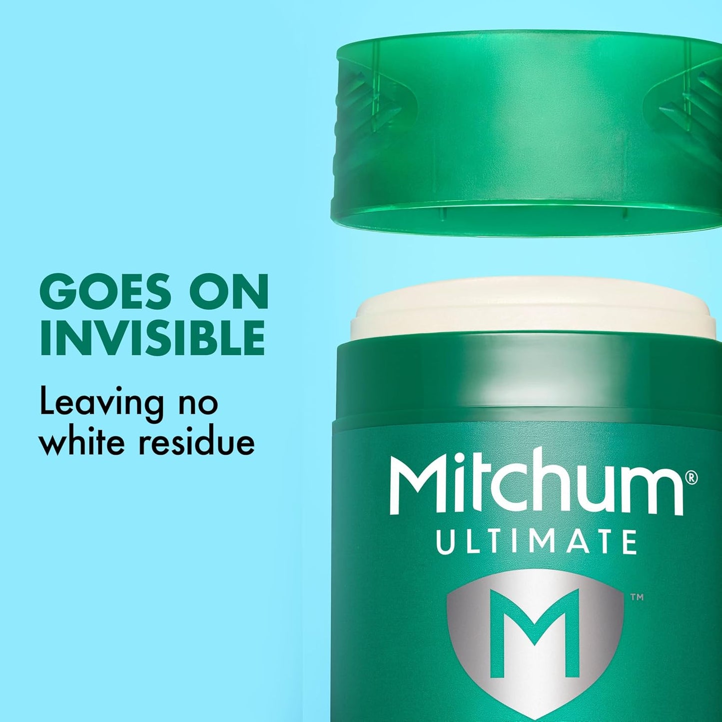 HotMitchum Ultimate 72HR Odor Protection Men’s Antiperspirant & Deodorant, Long-Lasting Freshness, Invisible Solid, No White Residue Left on Skin, Clean Control, 2 pack