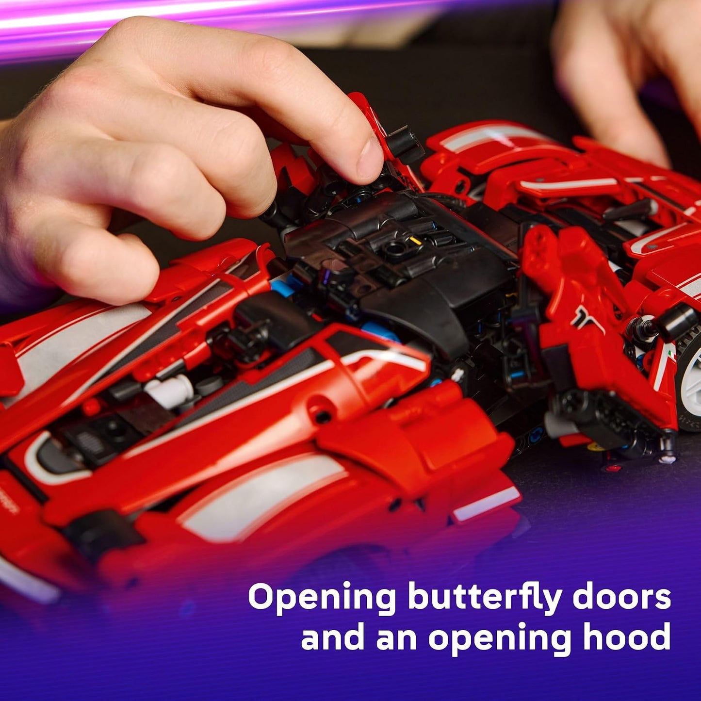 Hot LEGO Technic Ferrari FXX K Toy Car - Building Toy for Girls & Boys, Ages 10+ - Cool Birthday Gift for Kids - Race Car Model for Play & Display - 42212
