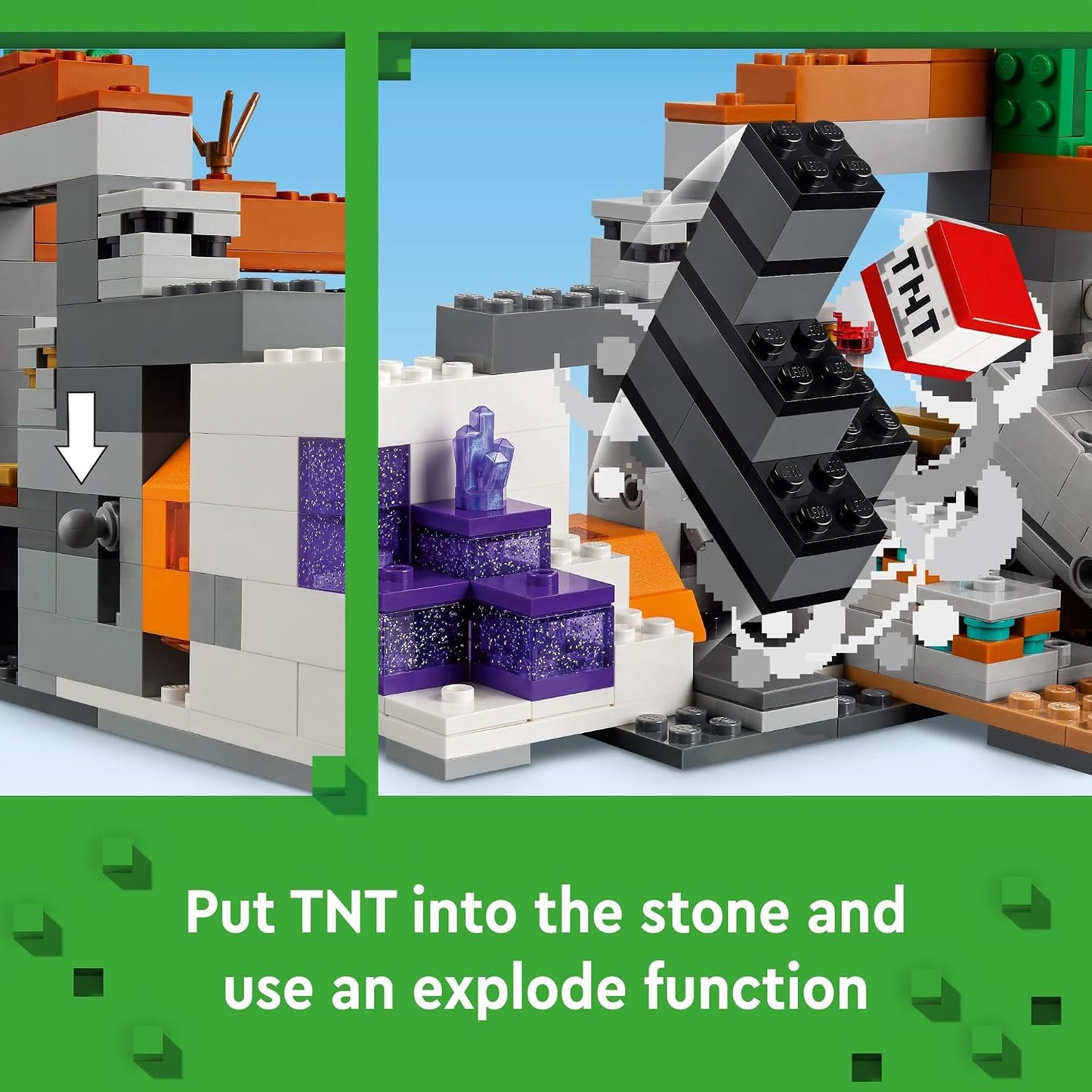 HotLEGO Minecraft The Badlands Mineshaft - Building Toys for Boys & Girls, Ages 8+ - Video Game Toy for Kids - W/Minecraft Minifigures - Gift for Birthdays - 21263