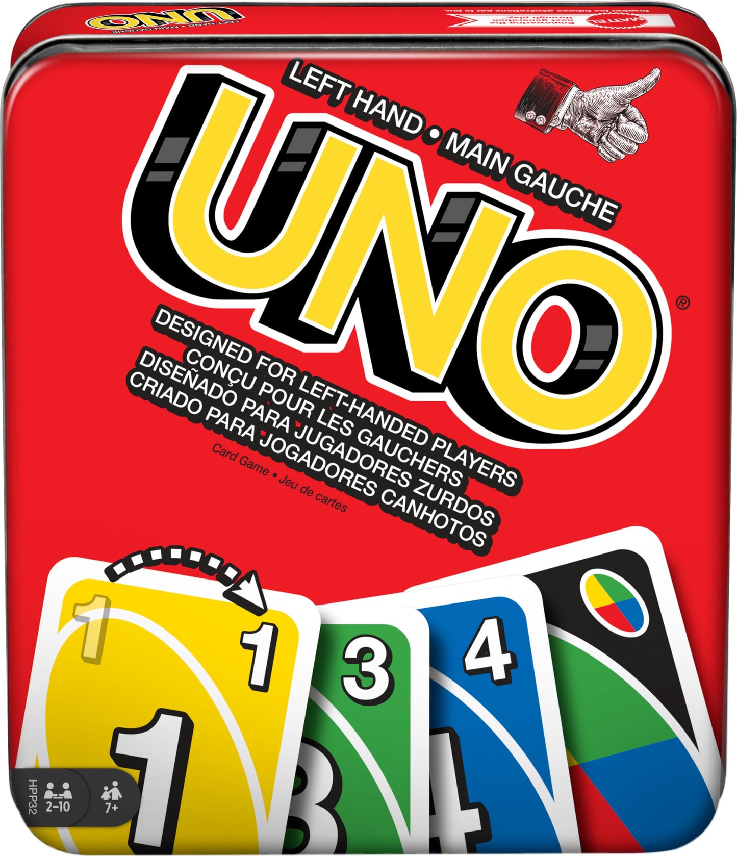 HotMattel Games UNO Card Game for Kid, Adult & Family Nights & Parties, Travel & Vacations, Color Blind Accessible & Customizable Deck (Amazon Exclusive)
