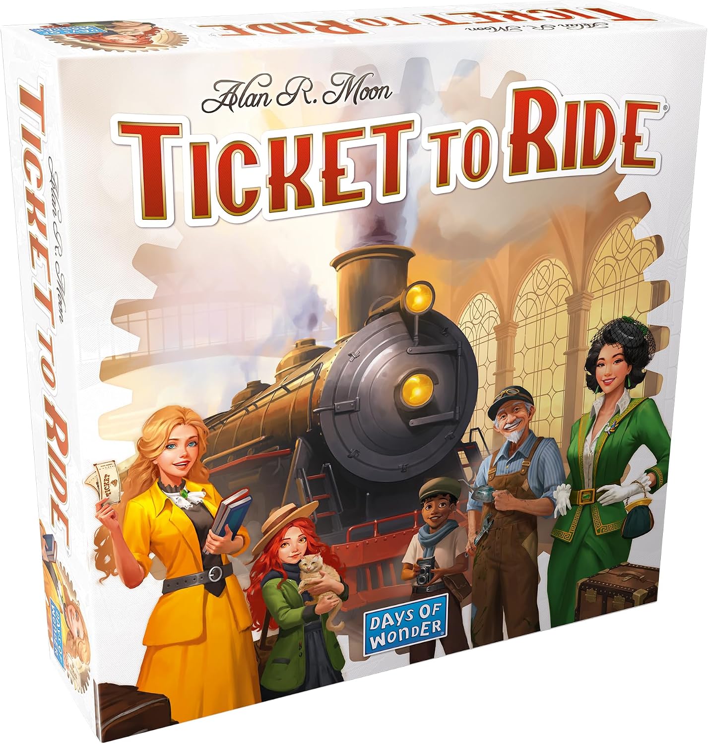 HotAsmodee Ticket to Ride Board Game (2025 Refresh) - A Cross-Country Train Adventure for Friends and Family, Strategy Game for Kids & Adults, Ages 8+, 2-5 Players, 30-60 Minute Playtime