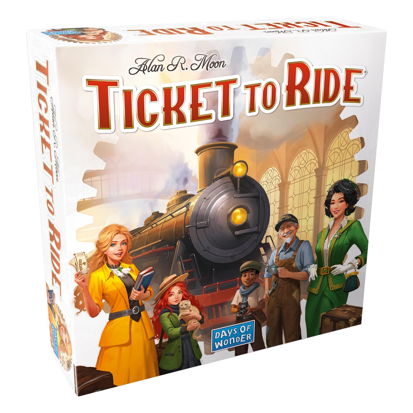 HotAsmodee Ticket to Ride Board Game (2025 Refresh) - A Cross-Country Train Adventure for Friends and Family, Strategy Game for Kids & Adults, Ages 8+, 2-5 Players, 30-60 Minute Playtime