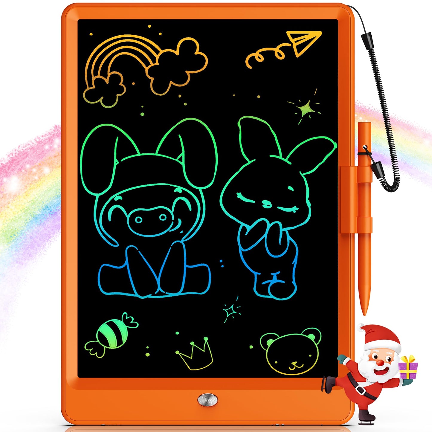 Hot Bravokids Toys for 3-6 Years Old Girls Boys, LCD Writing Tablet 10 Inch Doodle Board, Electronic Drawing Pads, Educational Birthday Gift for 3 4 5 6 7 8 Years Old Kids Toddler (Blue)