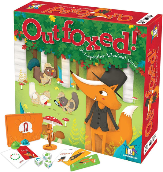 HotOUTFOXED, A CLASSIC WHO DUNNIT GAME FOR PRESCHOOLERS, 4 players