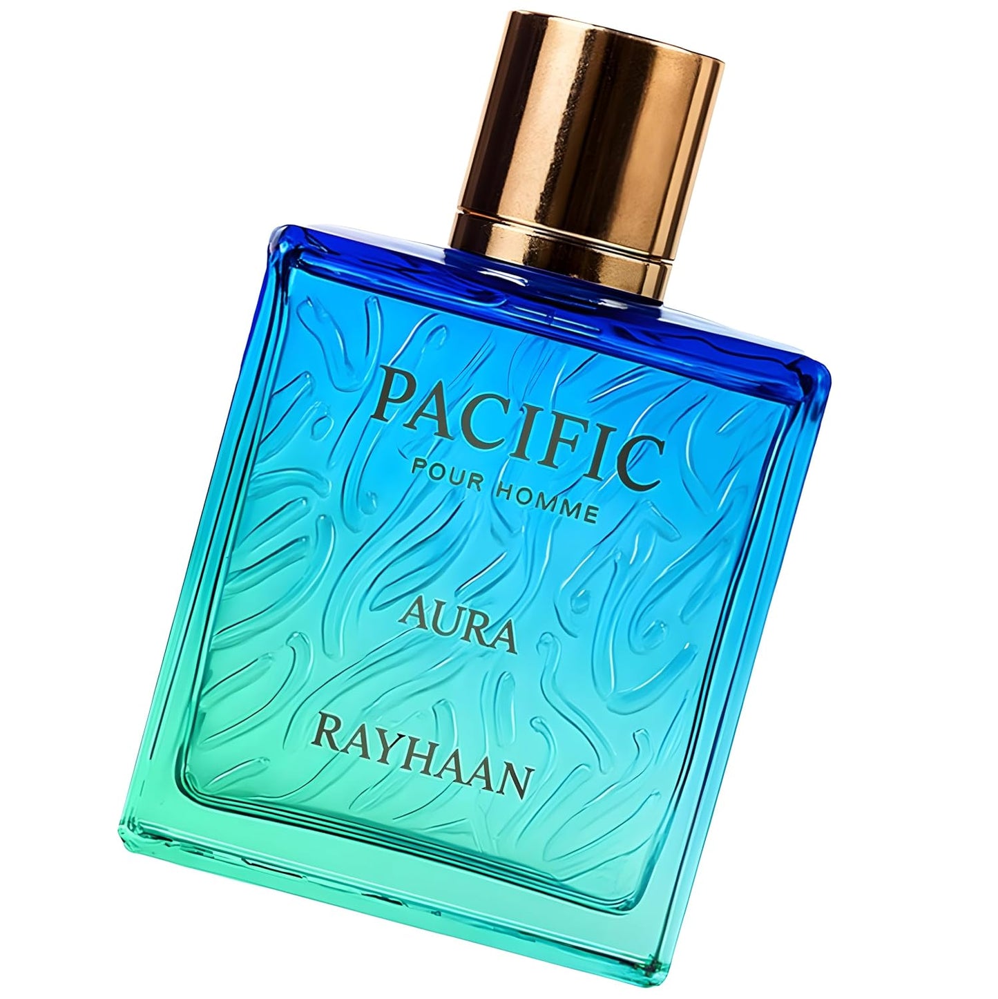 Hot Rayhaan Pacific Aura - Citrus, Aromatic, Mint, Amber, Fresh - Eau de Parfum Spray for Men, 3.4 Ounce / 100 ml