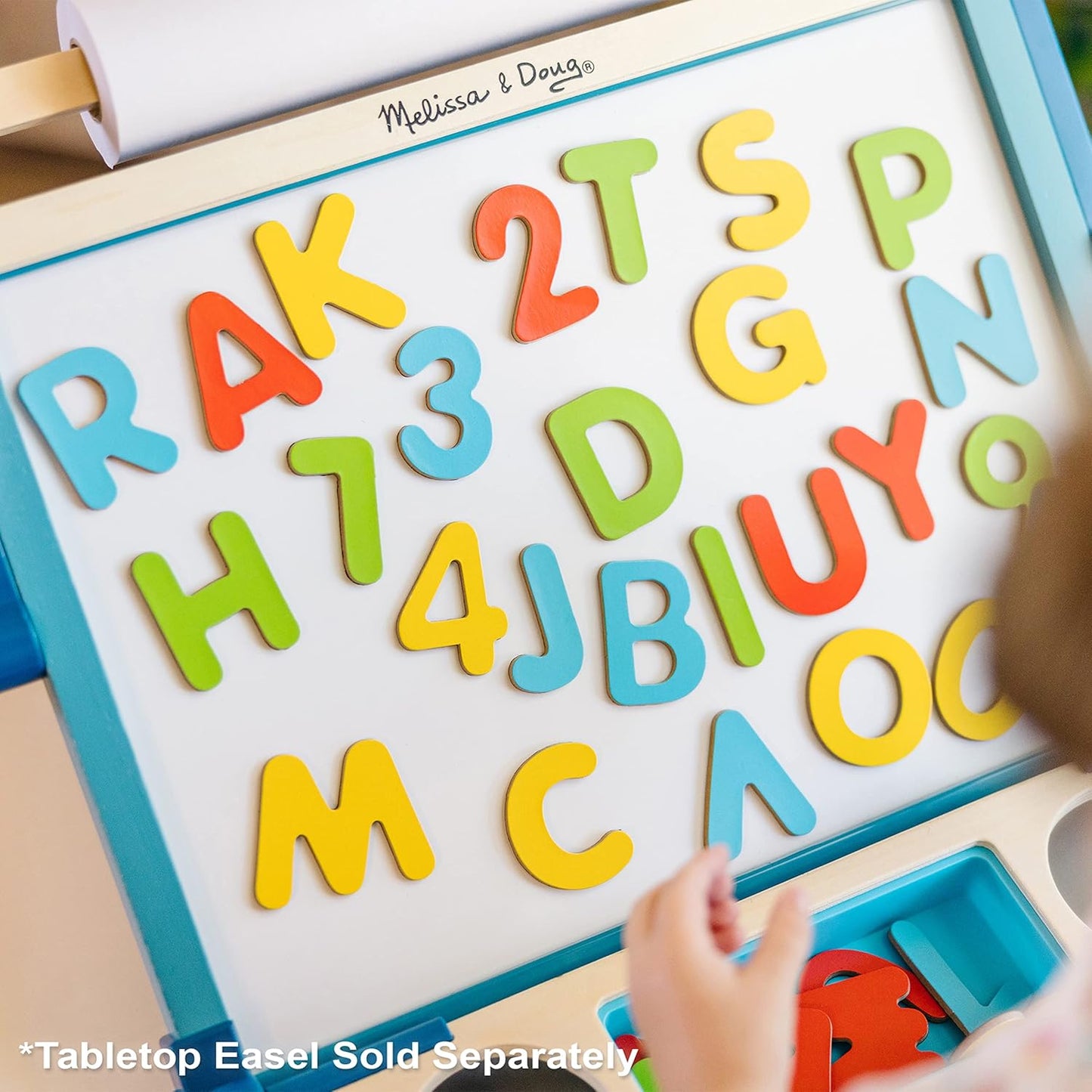 Hot Melissa & Doug Deluxe Magnetic Letters and Numbers Set – 89 Wooden Alphabet Magnets & Numbers, Educational Learning Toys for Preschool Kids Ages 3+