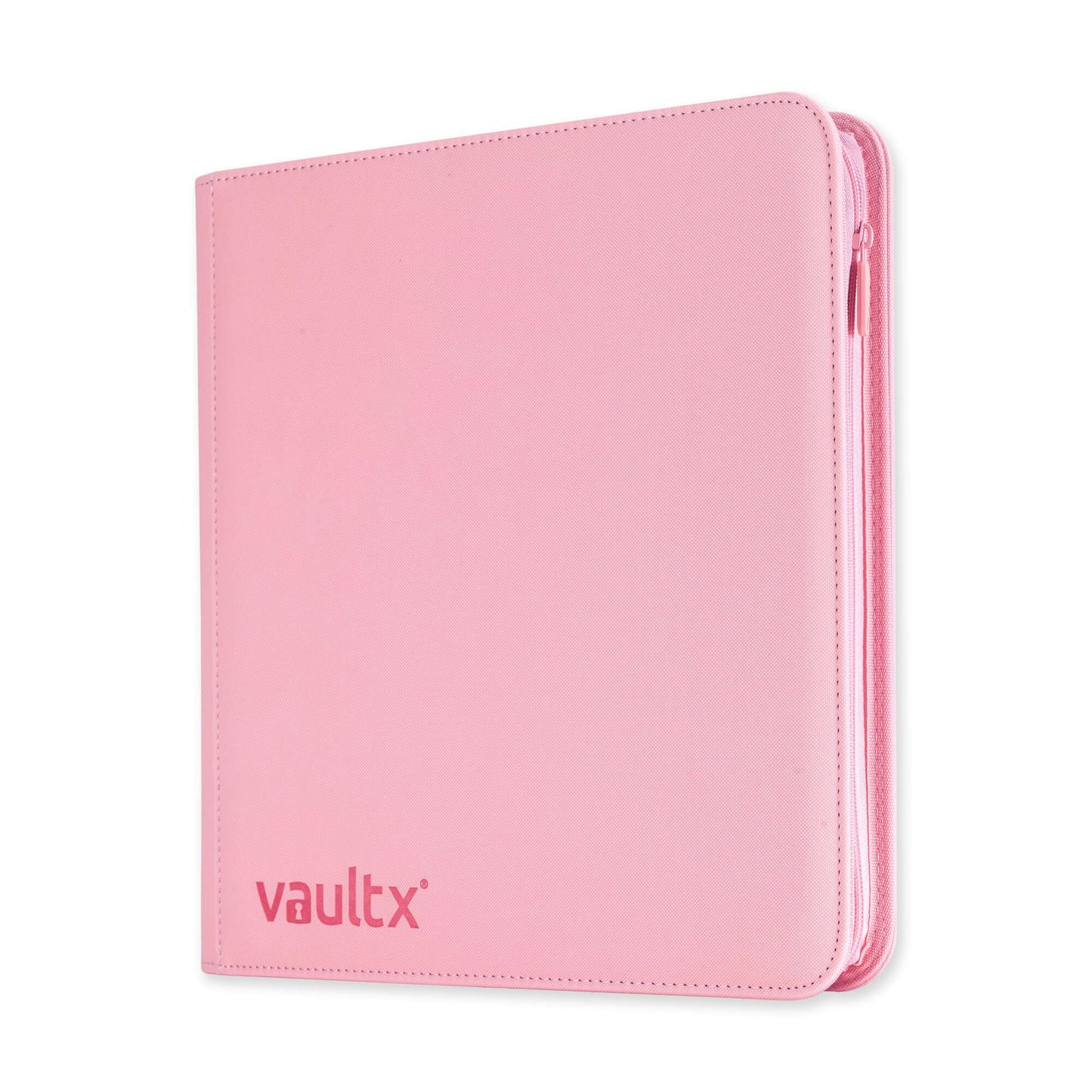 Hot Vault X 12 Pocket Zip Trading Card Binder 480 Cards Exo-Tec (Black) | Holds 480 standard-size TCG cards in 20 side-loading 12-pocket pages. Padded, water-resistant Exo-Tec cover.